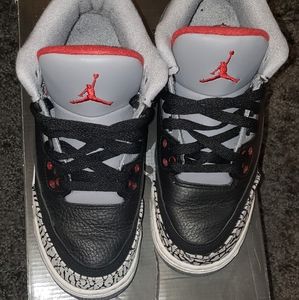 Air Jordan 3 Retro GS Black Cement 4.5Y